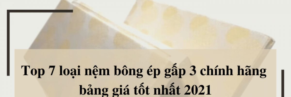 Top 7 loại nệm bông ép gấp 3 giá rẻ chính hãng Everon mới nhất 2022