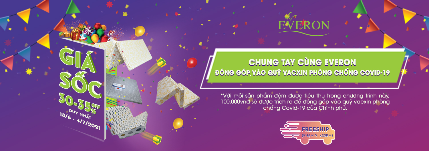 EVERON TRI ÂN KHÁCH HÀNG: GIẢM GIÁ SỐC 30-35% - MIỄN PHÍ GIAO HÀNG