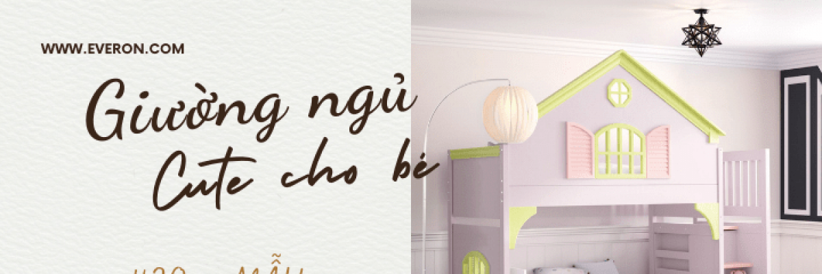 Top 20+ mẫu giường ngủ cute đáng yêu nhất dành cho bé